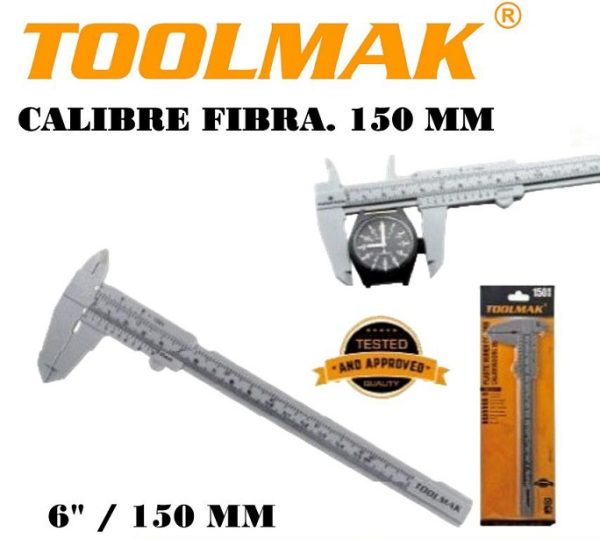 CALIBRE DE FIBRA 150mm*