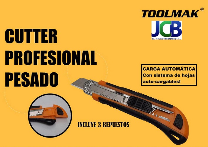 CUTTER PROFESIONAL CARGA AUTOMATICA (INCLUYE 3 REP)*