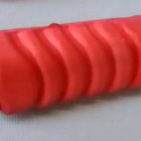 GOMA POSA PIE WAVE ROJO