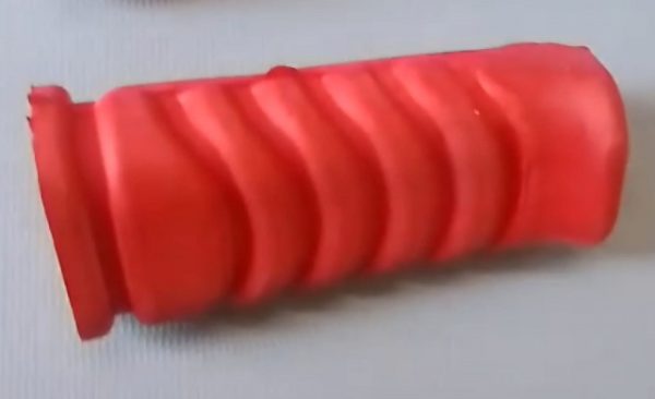 GOMA POSA PIE WAVE ROJO