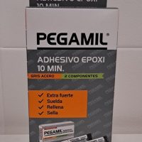 PEGAMIL EPOXI 10 min GRIS 14ml estuche (cajita x 10)