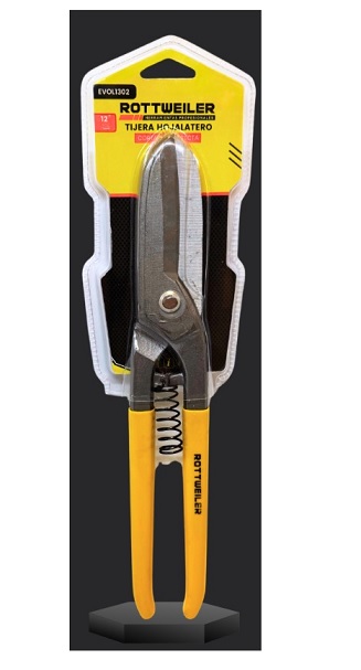 TIJERA HOJALATERO CORTA CHAPA RECTO 12 *"